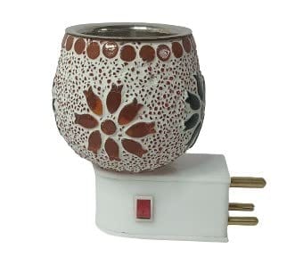 Gardino Oil Camphor Burner Ceramic Incense Holder (Multicolor) Multi Functional