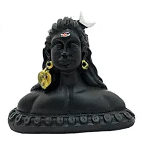 Orbit Art Gallery Lord Adiyogi Shiva Resin Statue for Car DashBoard