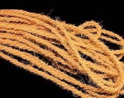 Mats Avenue of Natural Coir Rope for Gardening Brown (3.5 meter)