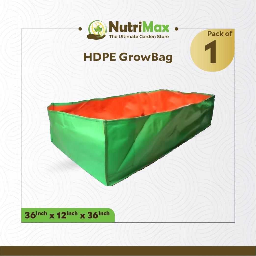 Nutrimax 200 GSM HDPE Grow Bags 36 x 36 x 12 inch Outdoor Plant Bag
