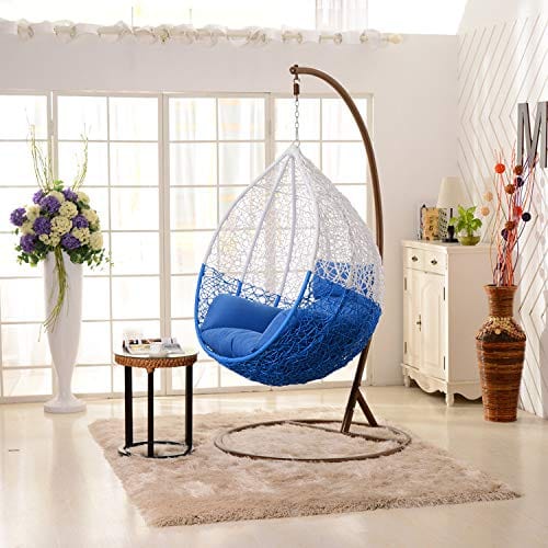 Dreamline Single Seater Multi-Colour Hanging Swing Jhula With Stand For Balcony/Garden