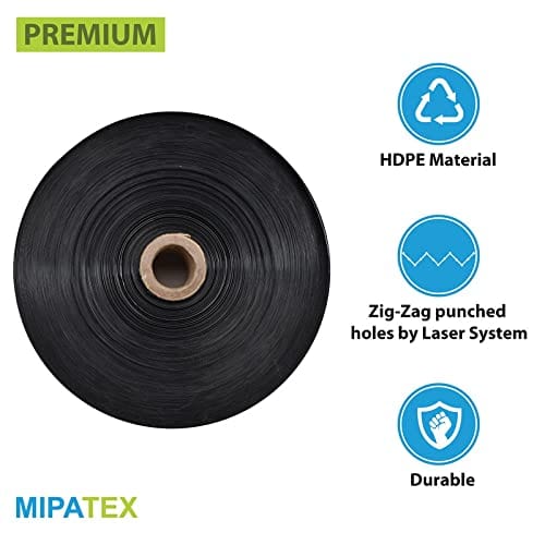 Mipatex Rain Hose Pipe With Male Adapter, Joiner, End Cap and Valve (100 Meter)