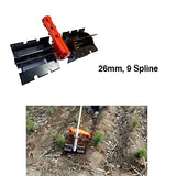 SNE Heavy Duty 26 MM Weeder Attachment For 9T Brush Cutter (Back Pack)