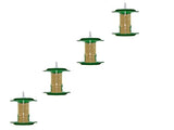 Amijivdaya Bird Feeder With Hut (Small, Green)