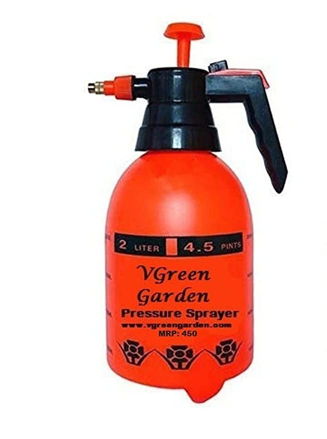 VGreen Garden Pressure Sprayer (2 Liters) Orange
