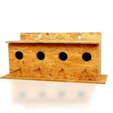 Amijivdaya Wooden Water-Resistant Rectangle Bird House