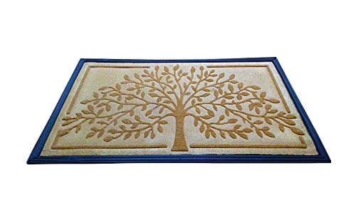 Mats Avenue Tree Theme All Purpose Soft Door Mat (45x75cm), Beige Color