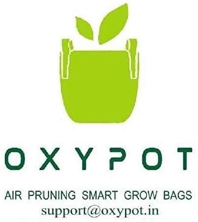 Oxypot Air Pruning Geo Fabric Grow Bags(1 Gallon), 6.5 X 7.25 Inches, Red