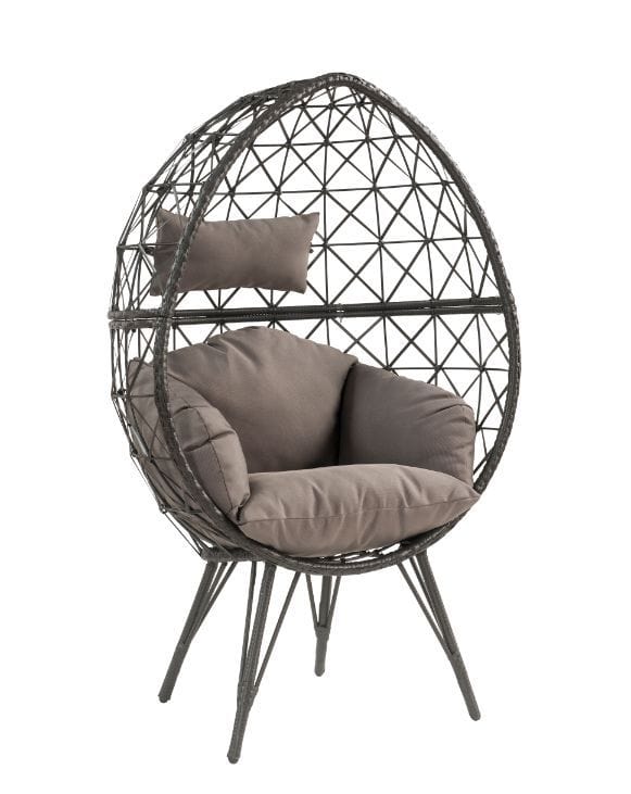 Dreamline Swing Basket For Balcony & Garden (Black, Single Seater)