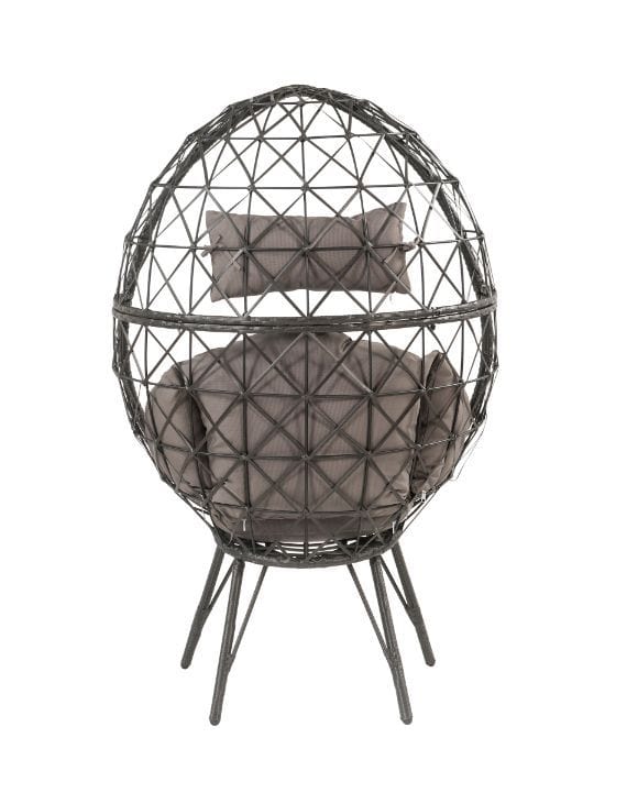 Dreamline Swing Basket For Balcony & Garden (Black, Single Seater)