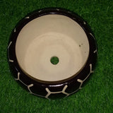 SR Ceramics Football Ceramic Pot