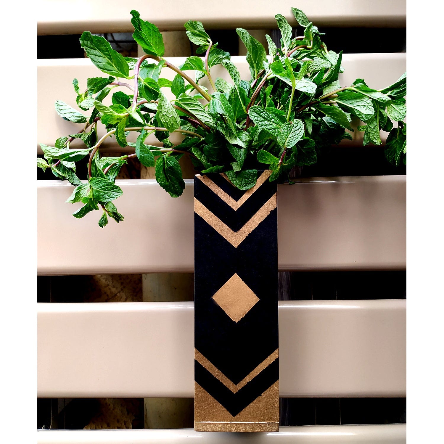 Set of 3 Tribal Print Magnetic Hydroponic Planter