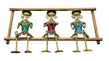 Orbit Art Gallery Iron Handmade Decorative Musicians Figurine with Square Frame