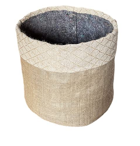 Gardino Geotextile Grow Bag with Plant Jute Cover (10.5 x 11) Inch