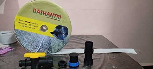 DASHANTRI 40mm RAIN Water Pipe 100% Virgin Material with Cock, Grommet, Joiner & End Cap