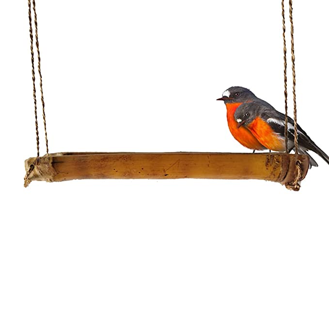 Mats Avenue Open Bamboo Bird Feeder (Hand Crafted)