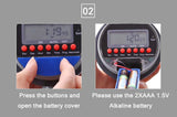 Aqualin Automatic Ball Valve Drip Irrigation Timer With LCD Display and Rain Sensor Port (Batteries Included)