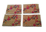 Mats Avenue Floral Coir Door Mat (14x20 inches)