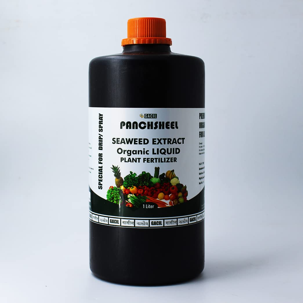 Gacil Seaweed Extract Organic Liquid Fertilizer (1 Liter)
