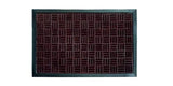Mats Avenue PP Rubber Backed Geometric Pattern Brown Door Mat (40x60cm) - Set of 2