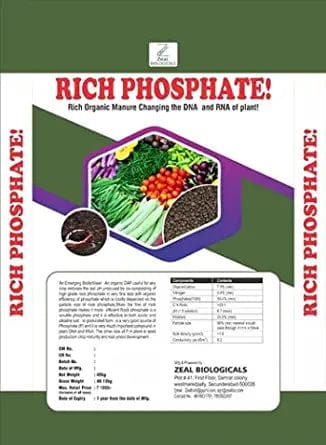 Zeal Biologicals Rich Phosphate, Prom Organic Manure/Organic DAP Broadcast (1 kg)