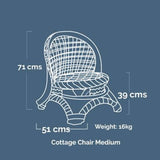 De'Dzines Cottage Chair (Red)