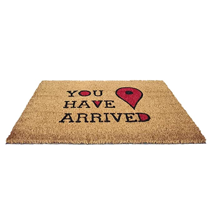 Mats Avenue Destination Theme Coir and Rubber Backed Door Mat (40x60 cm)