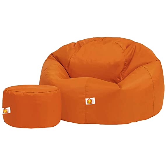 Kushuvi Bean Bag Chair & Footrest (With Beans)