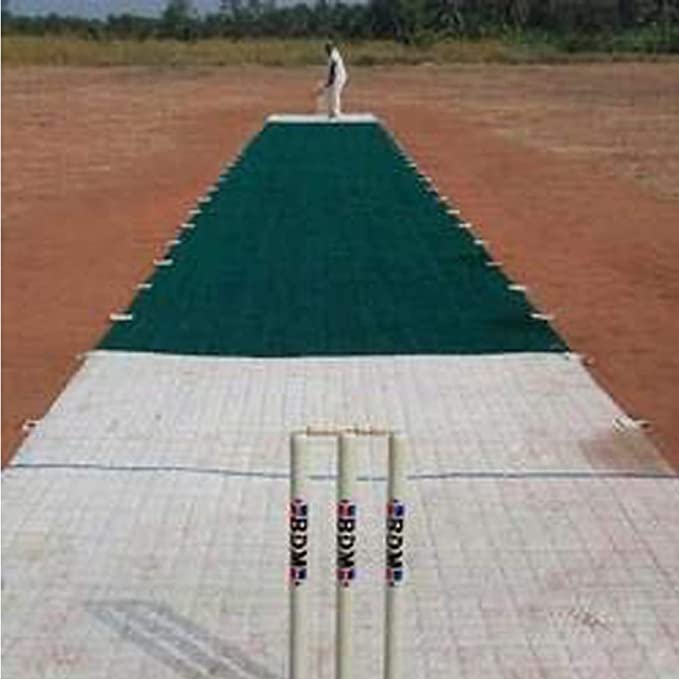 Half Pitch Cricket Mat - Natural Brown Colour