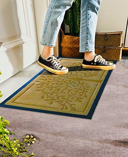 Mats Avenue Tree Theme All Purpose Soft Door Mat (45x75cm), Beige Color