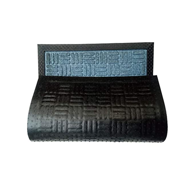 Mats Avenue PP and Rubber Doormat Molded Pattern Blue Color (40x60cm)