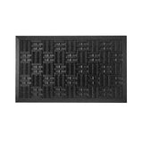 Mats Avenue Rubber Pin Dot Anti Slippery Doormat (40x60cm), Black