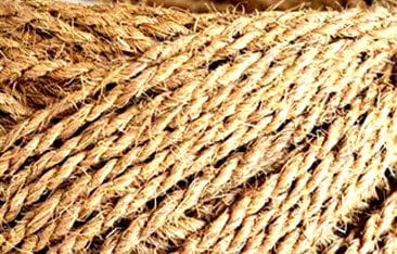 Mats Avenue of Natural Coir Rope for Gardening Brown (3.5 meter)