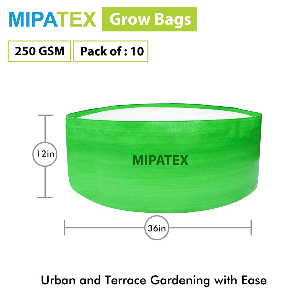 Mipatex Fabric Grow Bags (36x12 Inches)
