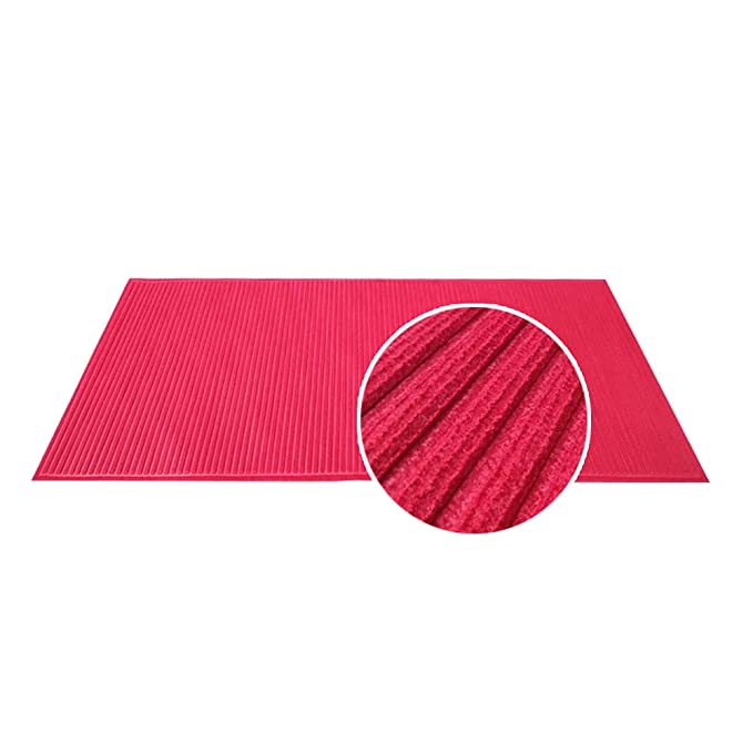 Mats Avenue PP & Rubber Anti Skid Heavy Duty Large Mat/Runner Mat (75x180cm), Red