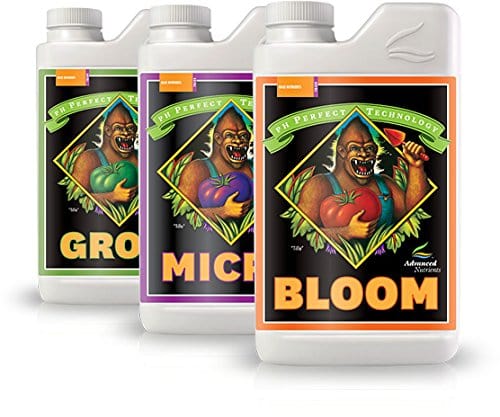 Ph Perfect Base Nutrients - Grow, Micro, Micro and Bloom (500 ml)