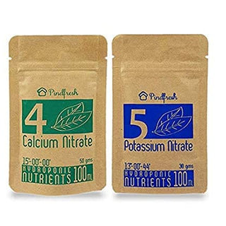 Calcium Nitrate and Potassium Nitrate Hydroponic Nutrient (500 ml Powder Form)