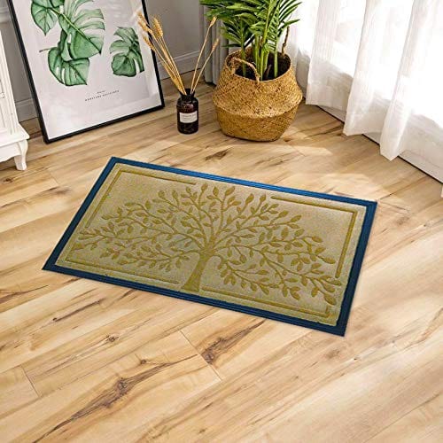 Mats Avenue Tree Theme All Purpose Soft Door Mat (45x75cm), Beige Color