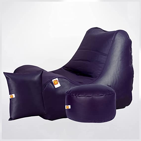 Kushuvi Gaming Chair with Beans and Footrest