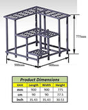 Akura Corner Metal Planter Stand