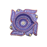 Om Craft Villa Handcrafted Terracotta Multicolour Deepak (11 Pieces)