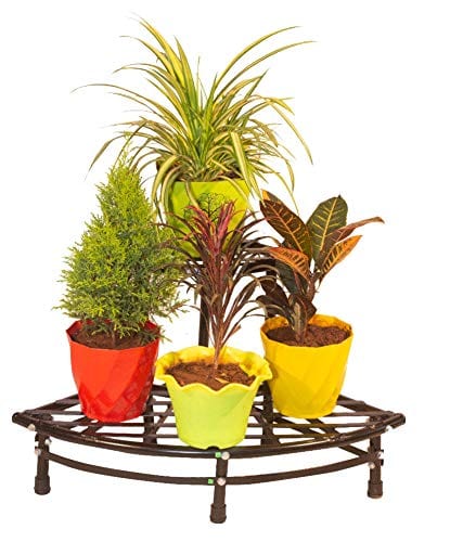 Akura Corner Metal Planter Stand