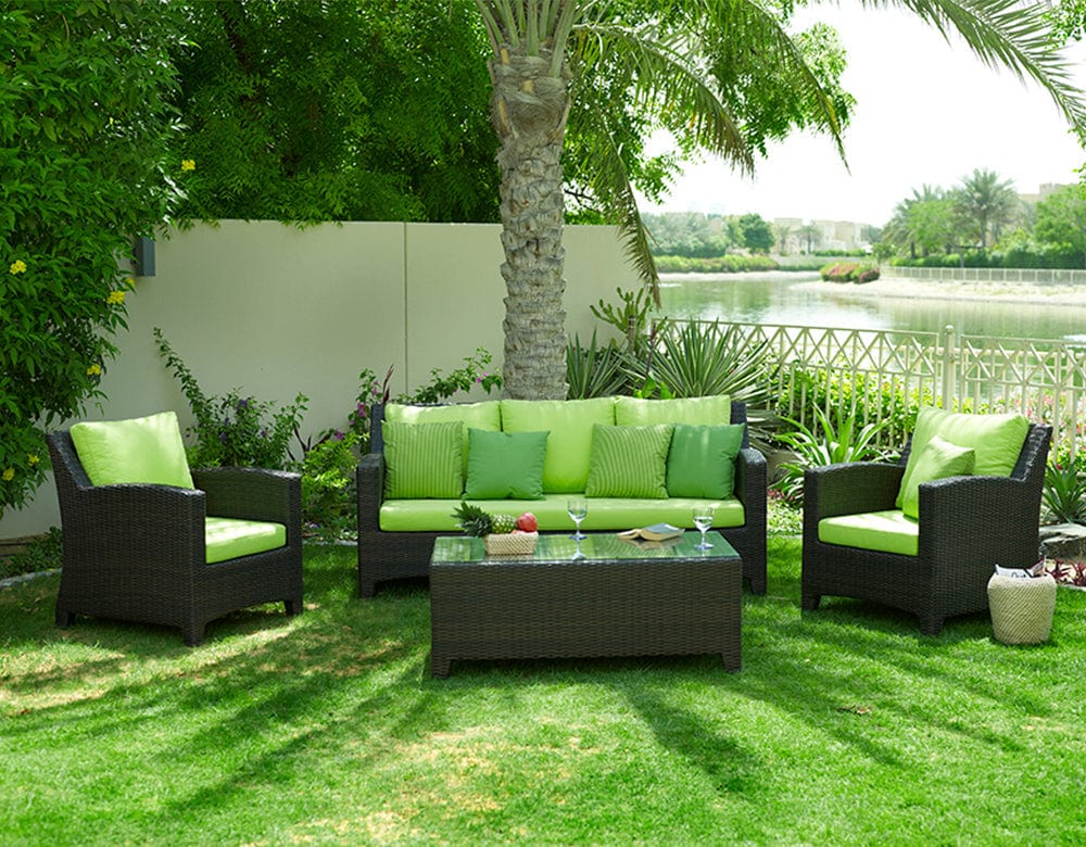 Dreamline Outdoor Garden Patio Sofa Set (5 Chairs And 1 Center Table Set)
