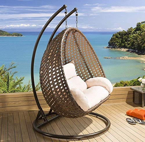 Dreamline Double Seater Hanging Swing Jhula With Stand For Balcony/Garden/Indoor