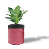 5 inch Cotton Pink Pot Planter Bag
