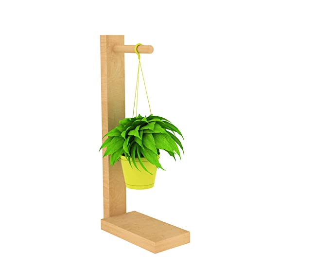 Lycka Wooden Hanging Planter Stand