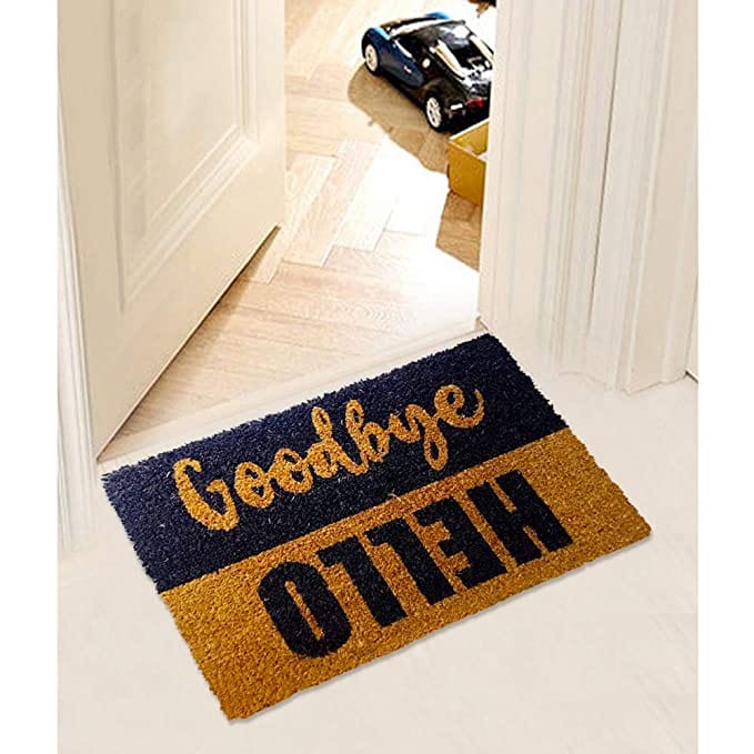 Mats Avenue Heavy Duty Coir Door Mat, Dual Theme Printed (40x60cm)