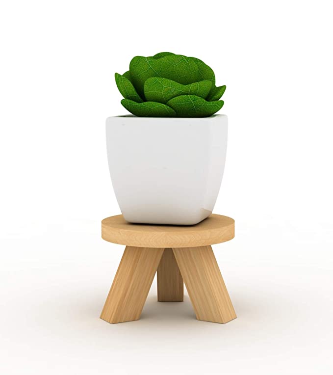 Lycka DIY Wooden Single Planter Stand