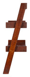 Lycka Birch Wood Wall Mounted Ladder Shelf Display Racks