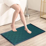 Mats Avenue Geometric Pattern PP Rubber Large Door and Floor Mat (45x75cm), Green